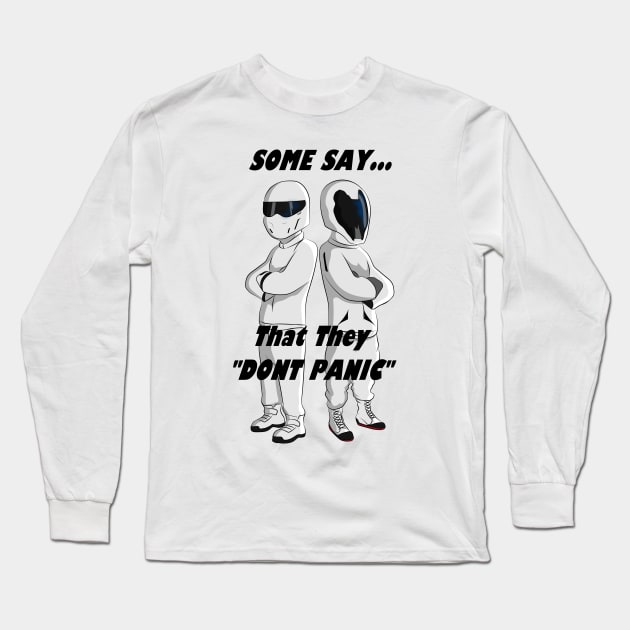 The stig and starman dont panic Long Sleeve T-Shirt by TheContactor